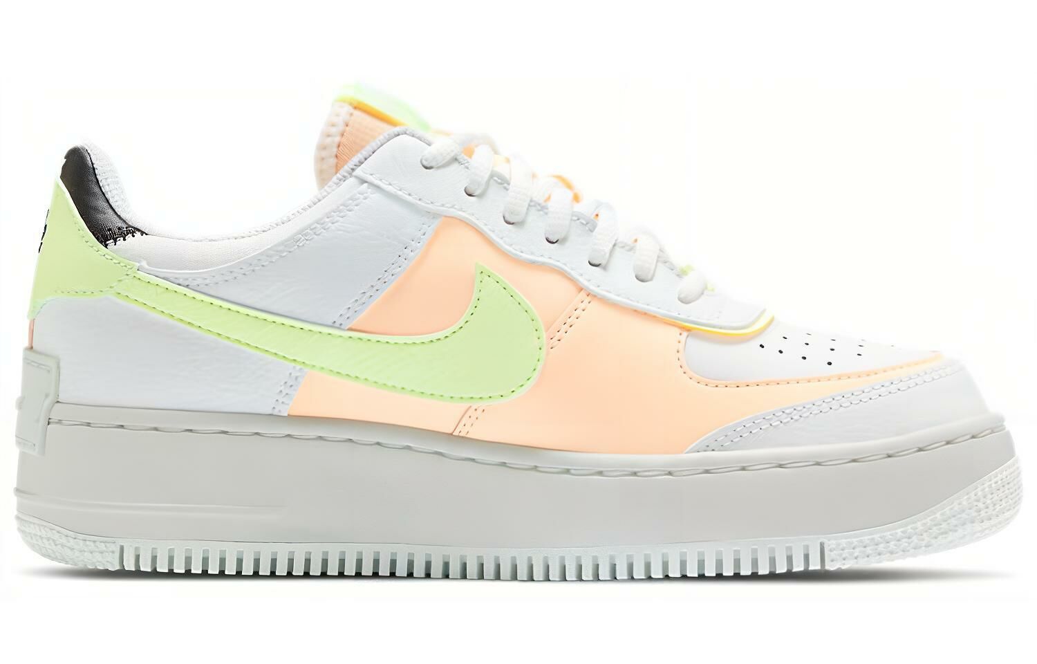 【代購】Nike Air Force 1 Low Shadow Summit White Barely Volt Crimson Tint Women's