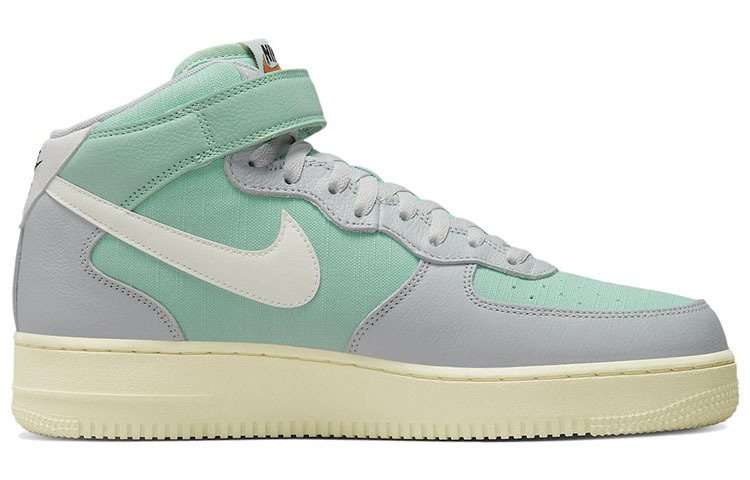 【代購】Nike Air Force 1 Mid '07 Lx Grey Fog Enamel Green