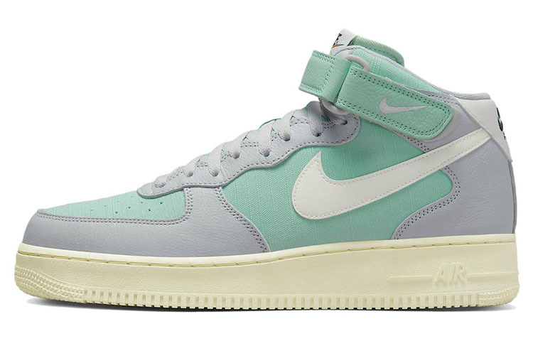 【代購】Nike Air Force 1 Mid '07 Lx Grey Fog Enamel Green