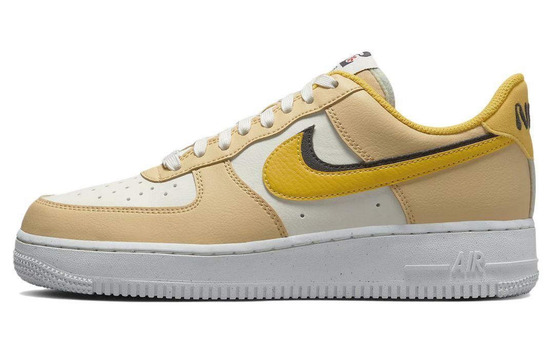 【代購】Nike Air Force 1 Low '07 Lx '82 Double Swoosh Sail Yellow Ochre Women's
