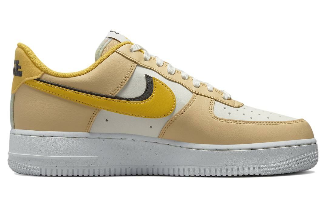 【代購】Nike Air Force 1 Low '07 Lx '82 Double Swoosh Sail Yellow Ochre Women's