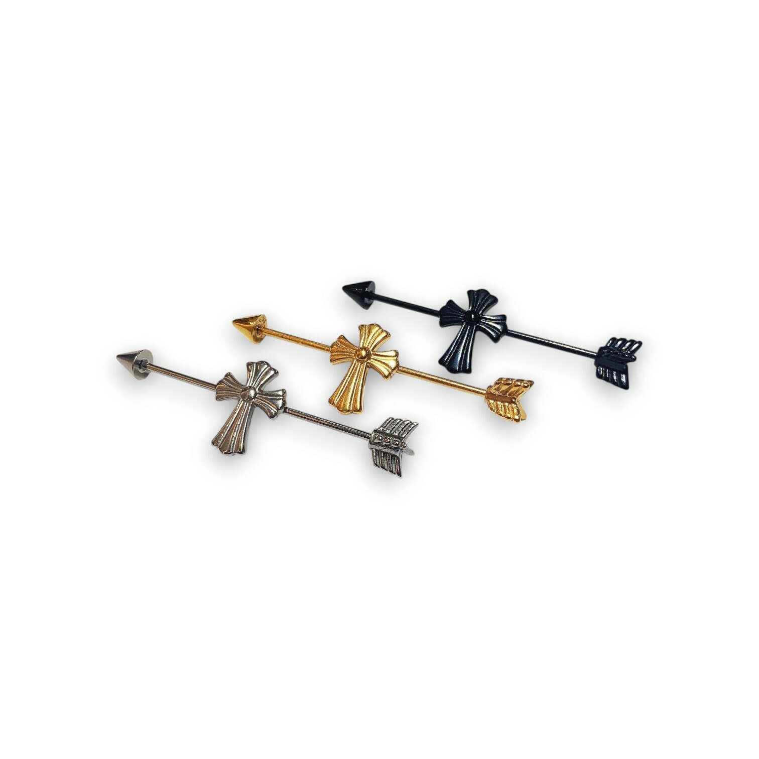 工業環-三線十字架-3色(PPC)