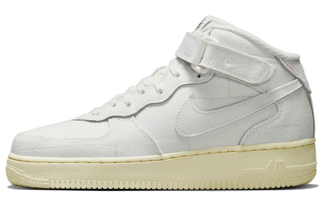 【代購】Nike Air Force 1 Mid '07 Summit White Canvas Women's