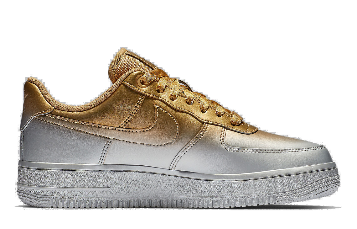【代購】Nike Air Force 1 Low Gold Silver Women's