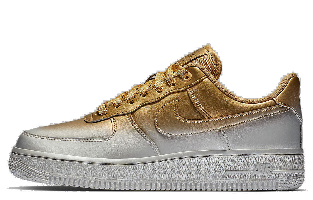 【代購】Nike Air Force 1 Low Gold Silver Women's