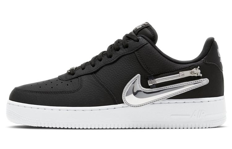 【代購】Nike Air Force 1 Low Zip Swoosh Black