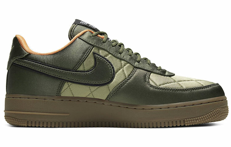 【代購】Nike Air Force 1 Low Quilted Satin Pack Cargo Khaki