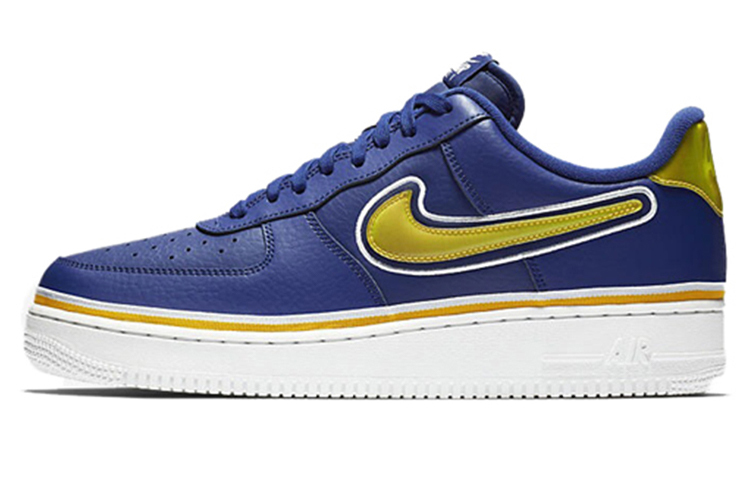【代購】Nike Air Force 1 Low Sport Nba Deep Royal University Gold
