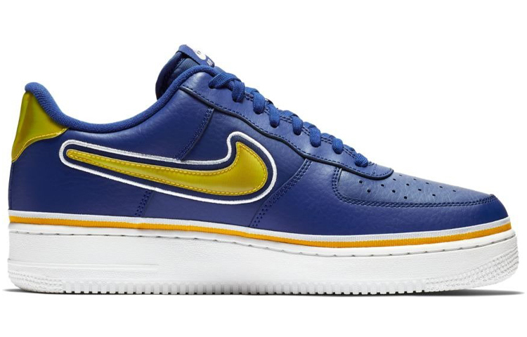 【代購】Nike Air Force 1 Low Sport Nba Deep Royal University Gold