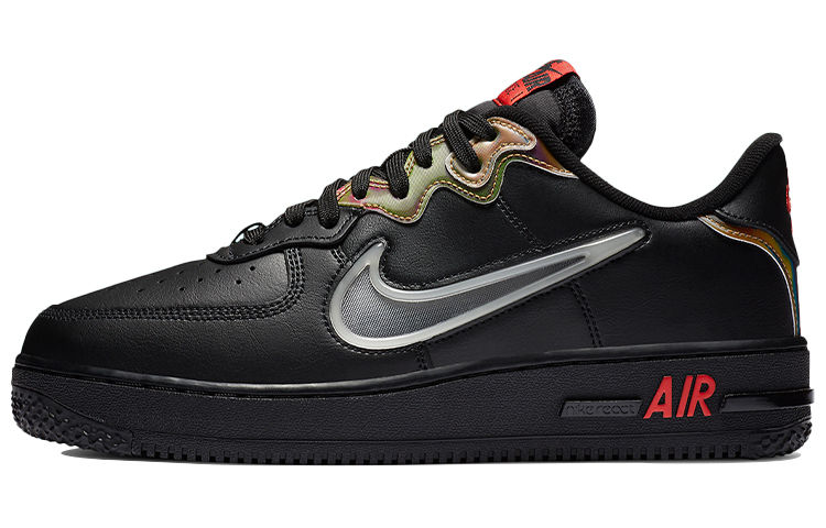 【代購】Nike Air Force 1 React Black Glow Habanero Red