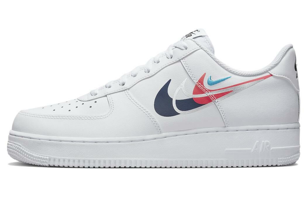 【代購】Nike Air Force 1 Low '07 Quadruple Swoosh White Navy Crimson