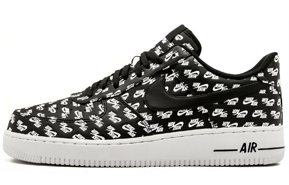 【代購】Nike Air Force 1 Low All Over Logo Black