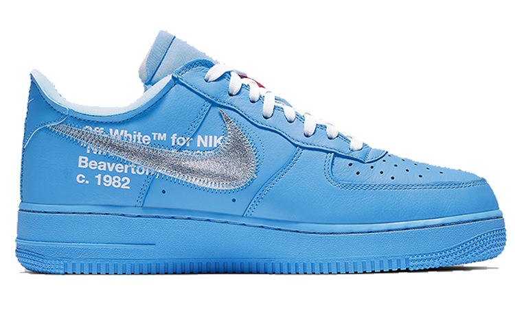 【代購】Nike Air Force 1 Low Off White Mca University Blue