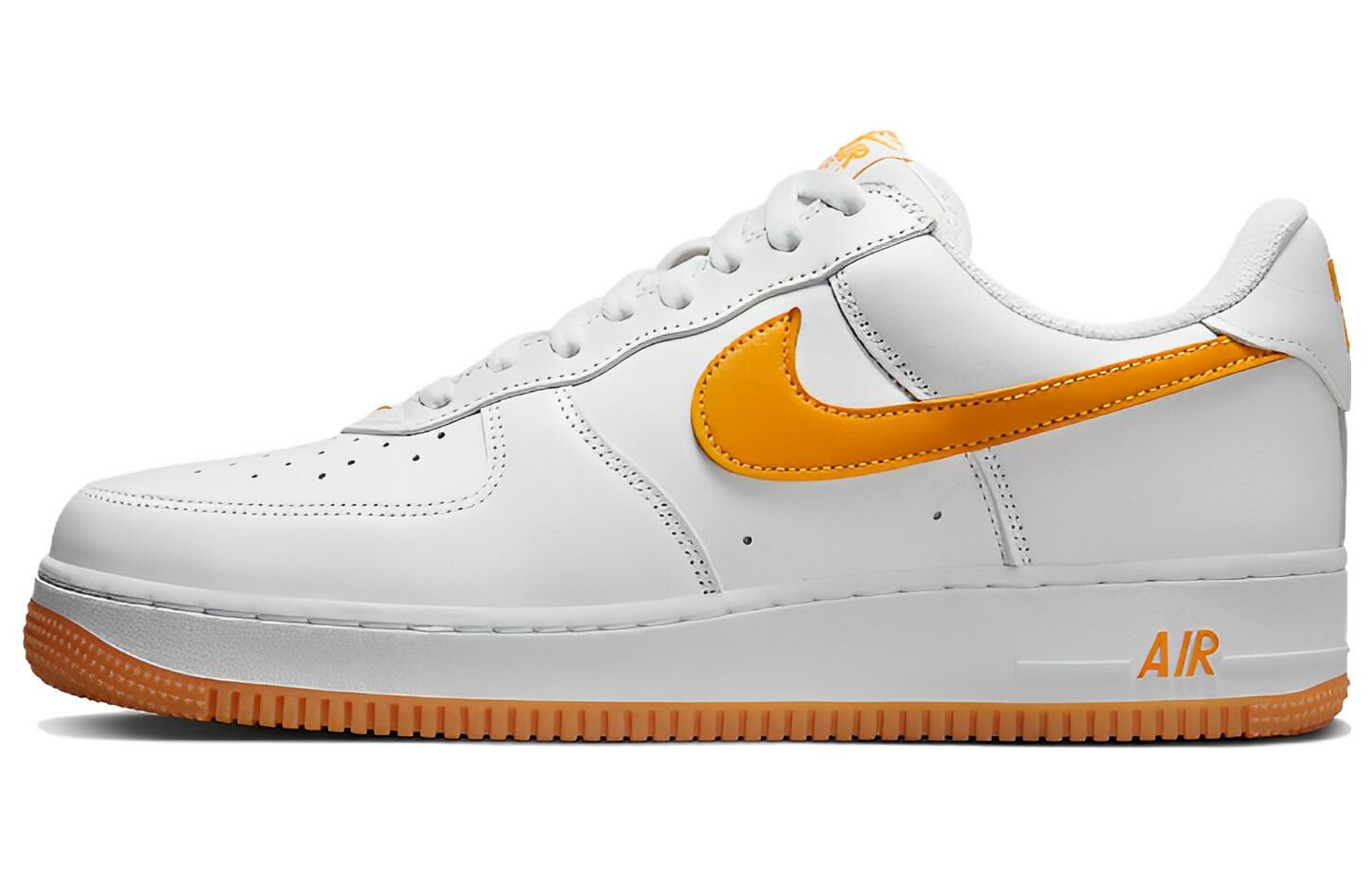【代購】Nike Air Force 1 Low Retro Qs Color Of The Month White University Gold