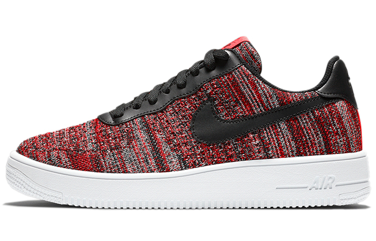 【代購】Nike Air Force 1 Flyknit 2.0 University Red Black