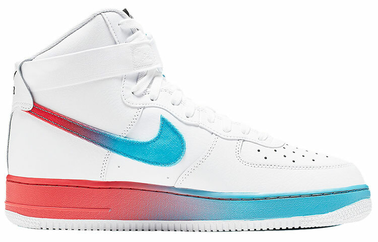 【代購】Nike Air Force 1 High Gradient White Blue Fury Ember Glow
