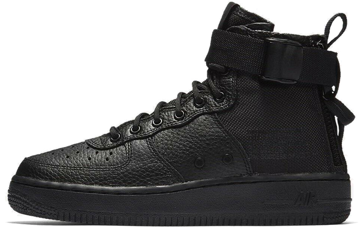 【代購】Nike Sf Air Force 1 Mid Triple Black GS