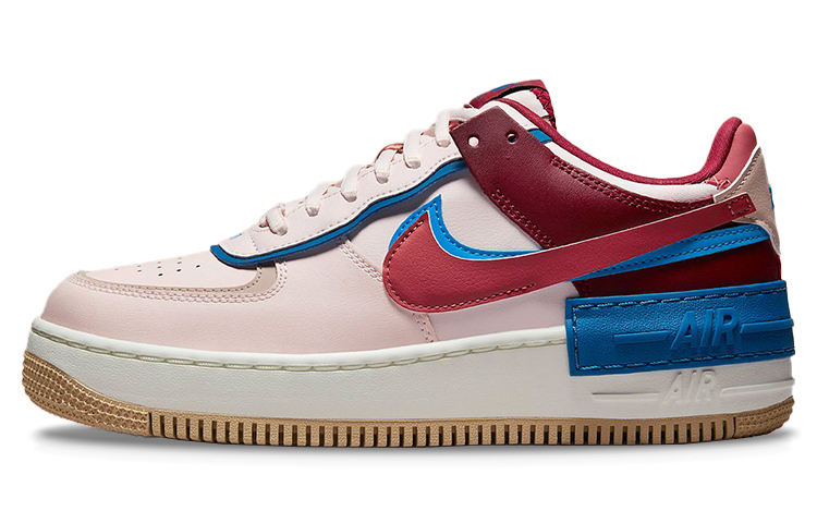 【代購】Nike Air Force 1 Low Shadow Light Soft Pink Team Red Blue Women's