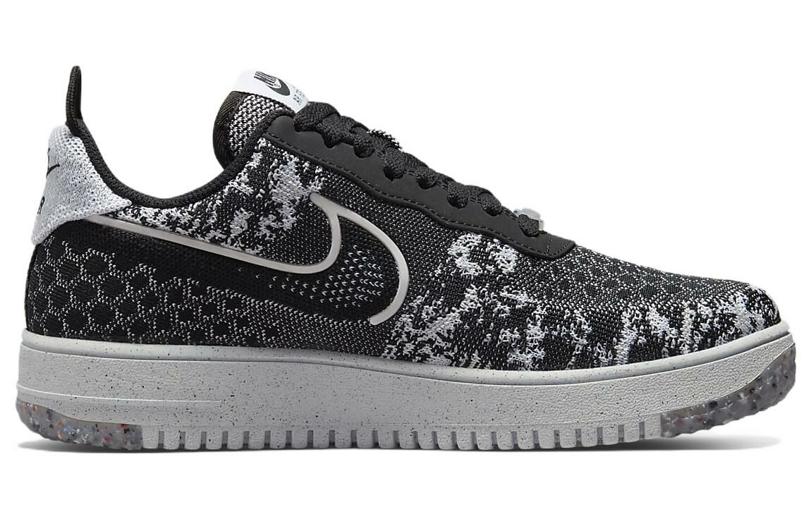 【代購】Nike Air Force 1 Low Crater Flyknit Black White Melange