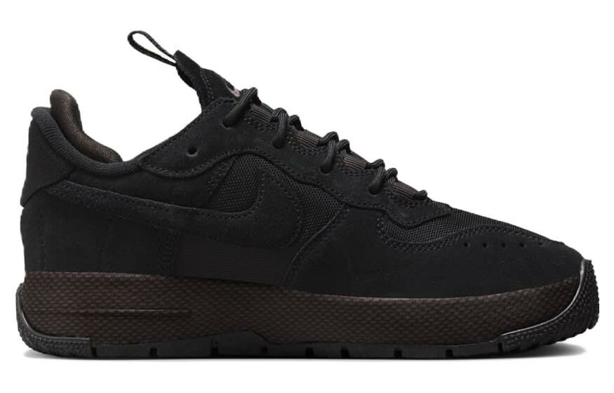 【代購】Nike Air Force 1 Wild Low Black Velvet Brown Women's