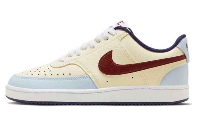 【代購】Nike Court Vision 1 Low 'Beige Blue Burgundy' Women's