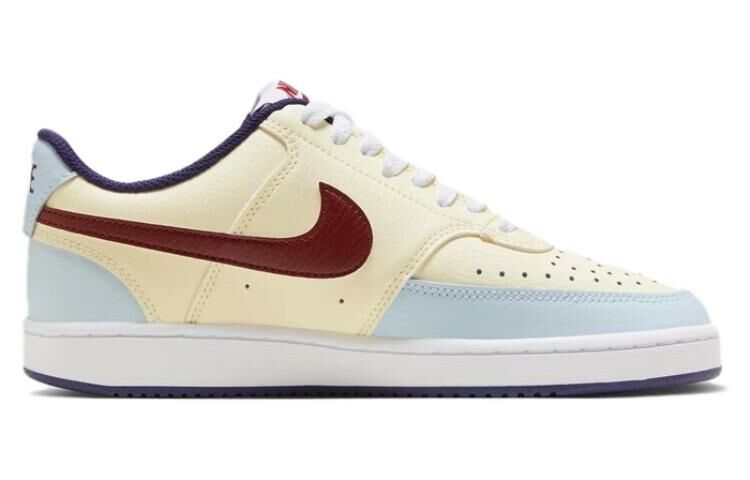 【代購】Nike Court Vision 1 Low 'Beige Blue Burgundy' Women's