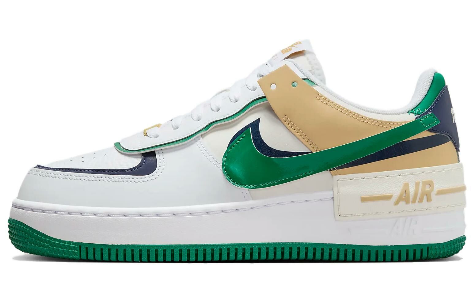 【代購】Nike Air Force 1 Shadow Malachite/Midnight Navy Women's
