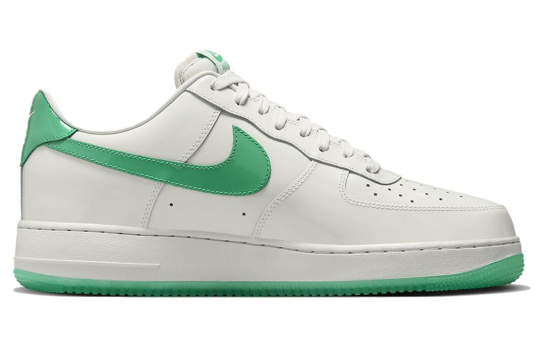 【代購】Nike Air Force 1 Low '07 Patent Platinum Tint Stadium Green
