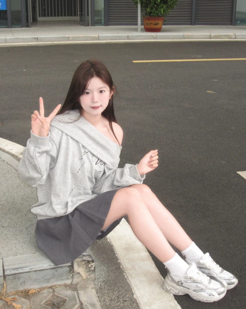 Mizuno TRAINER 2K V2 白灰 做舊減震跑鞋 男女同款