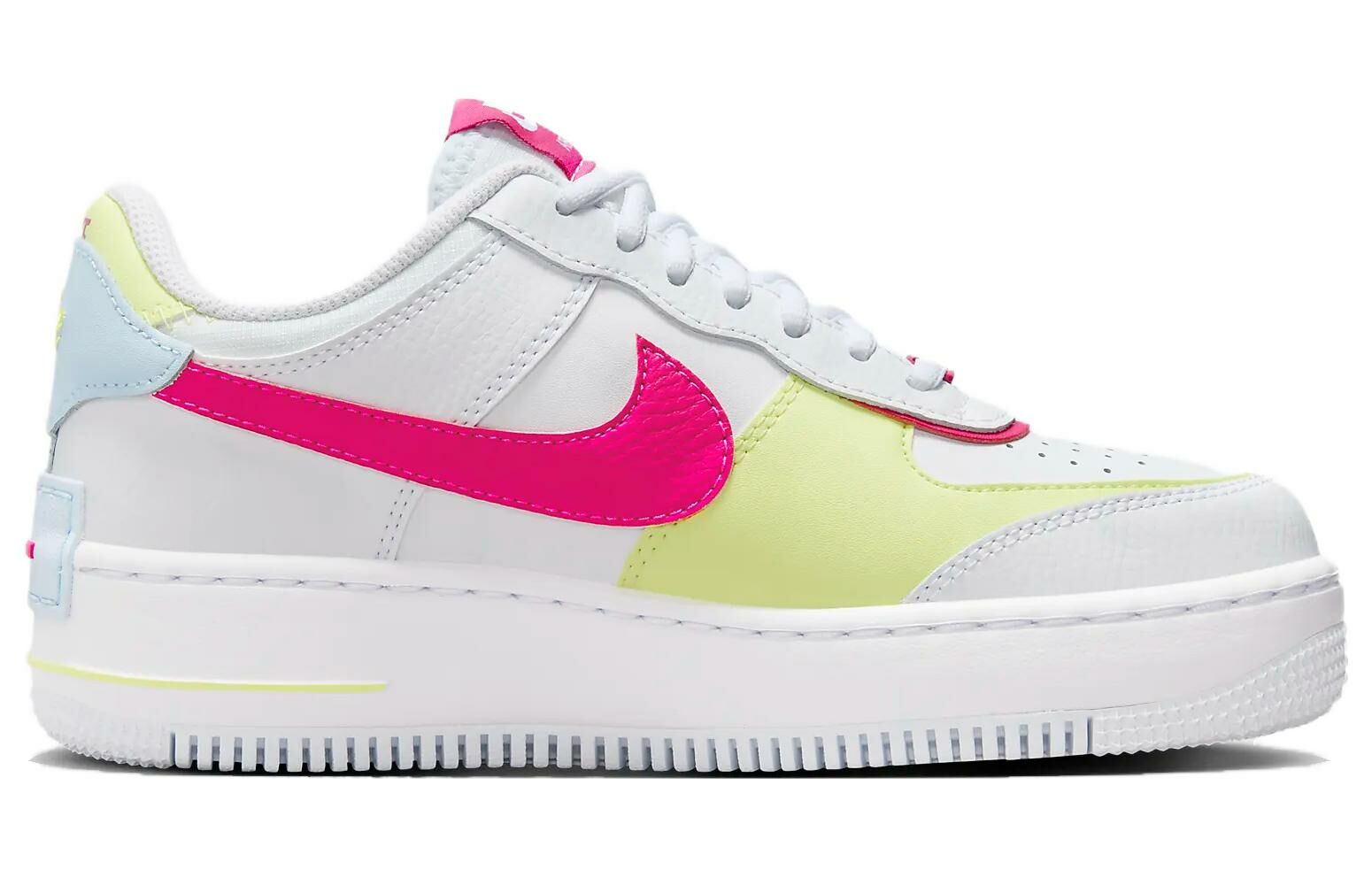 【代購】Nike Air Force 1 Shadow White Blue Tint Fireberry Women's