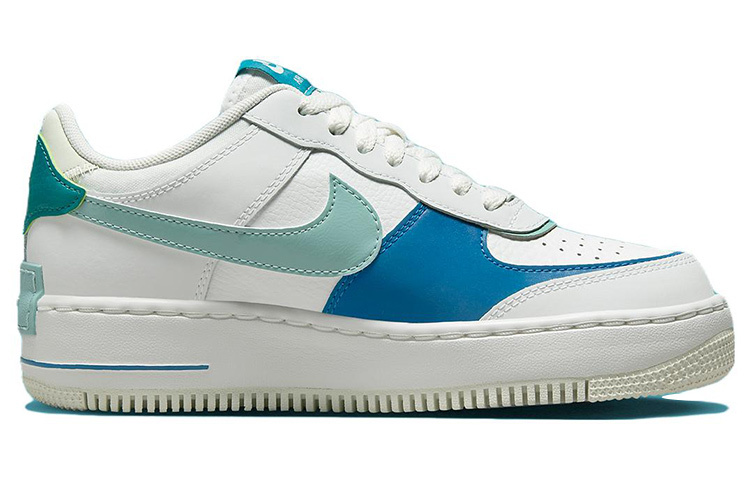 【代購】Nike Air Force 1 Shadow White Industrial Blue Teal Women's
