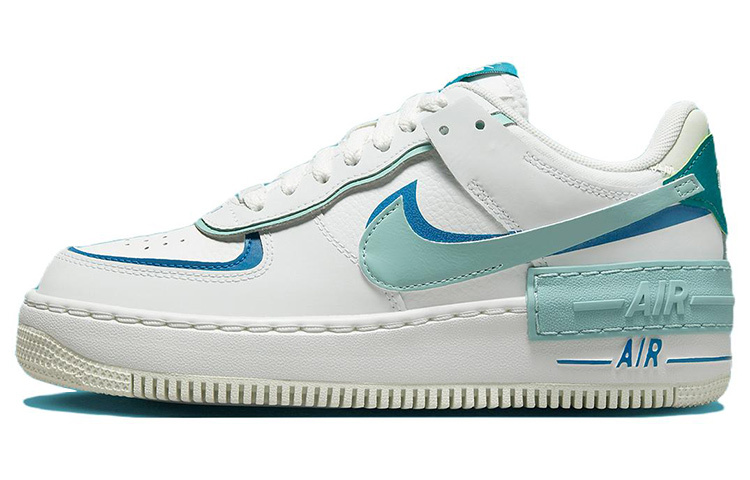 【代購】Nike Air Force 1 Shadow White Industrial Blue Teal Women's