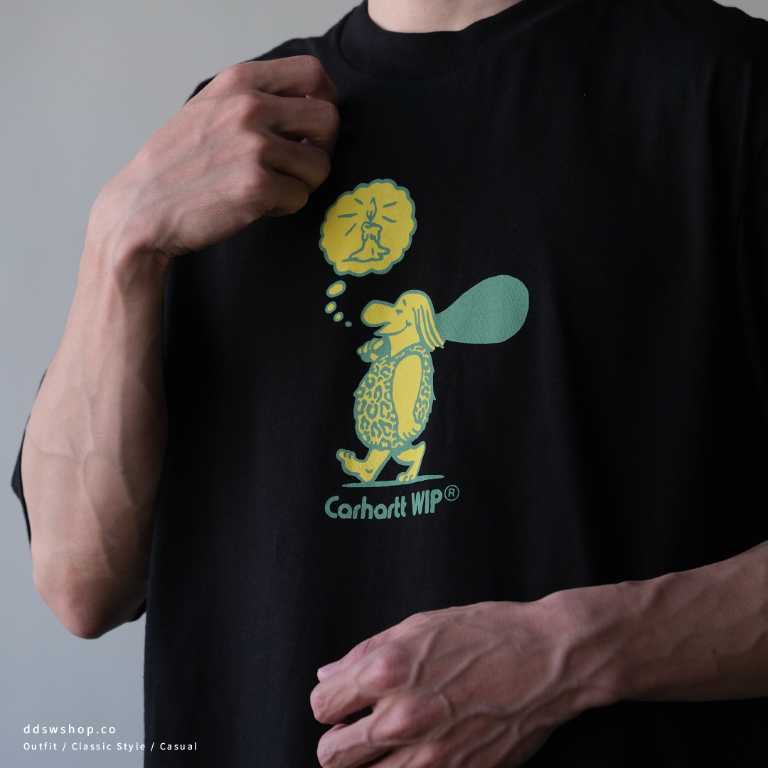 【Carhartt】 S/S ORIGINAL THOUGHT T-SHIRT CARHARTT WIP Original Thought 黑色短袖