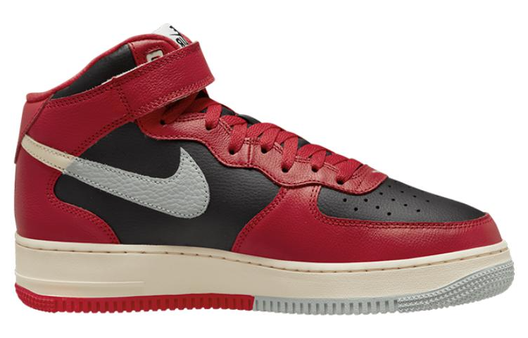【代購】Nike Air Force 1 Mid LV8 Split Black Red
