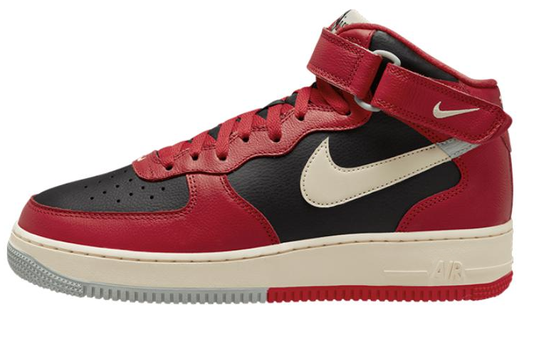 【代購】Nike Air Force 1 Mid LV8 Split Black Red
