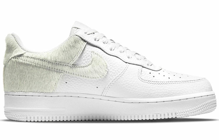 【代購】Nike Air Force 1 Low White Pony Hair Heel