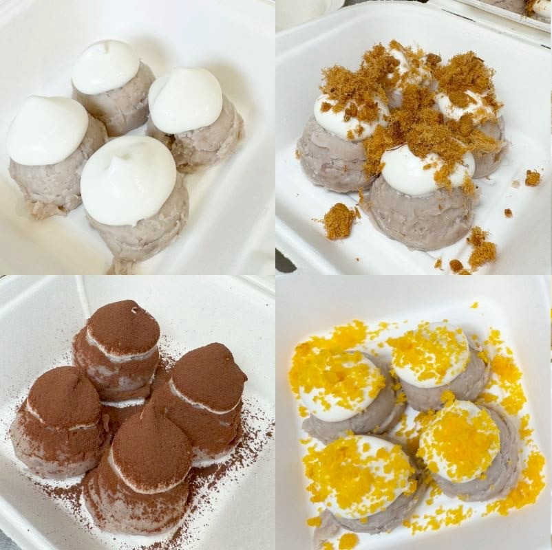 芋泥球奶蓋瀑布