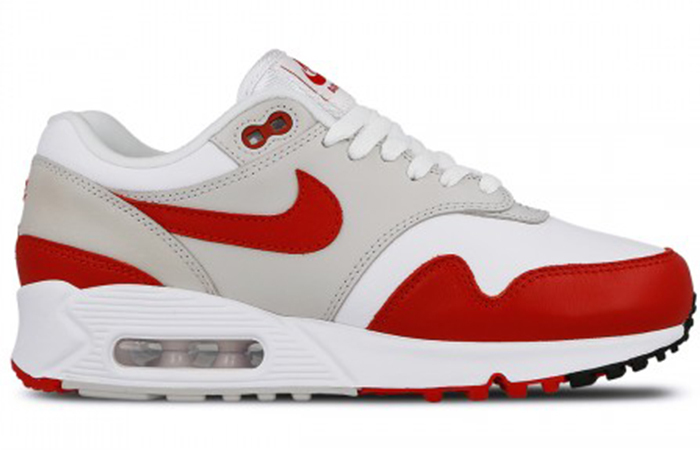 【代購】Nike Air Max 90/1 White University Red Women's