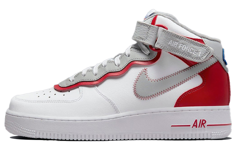 【代購】Nike Air Force 1 Mid Athletic Club White Gym Red