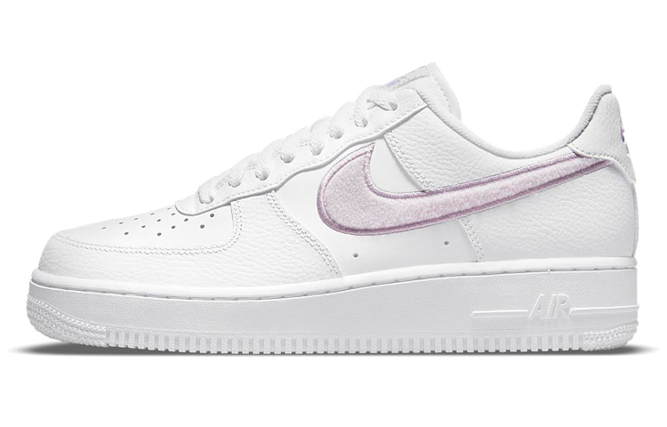 【代購】Nike Air Force 1 '07 Essential 'Chenille Swoosh White Lilac' Women's