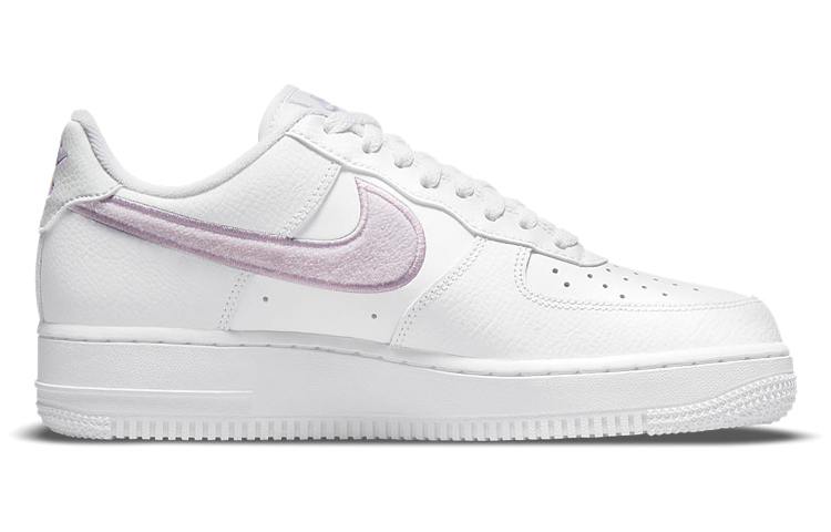 【代購】Nike Air Force 1 '07 Essential 'Chenille Swoosh White Lilac' Women's