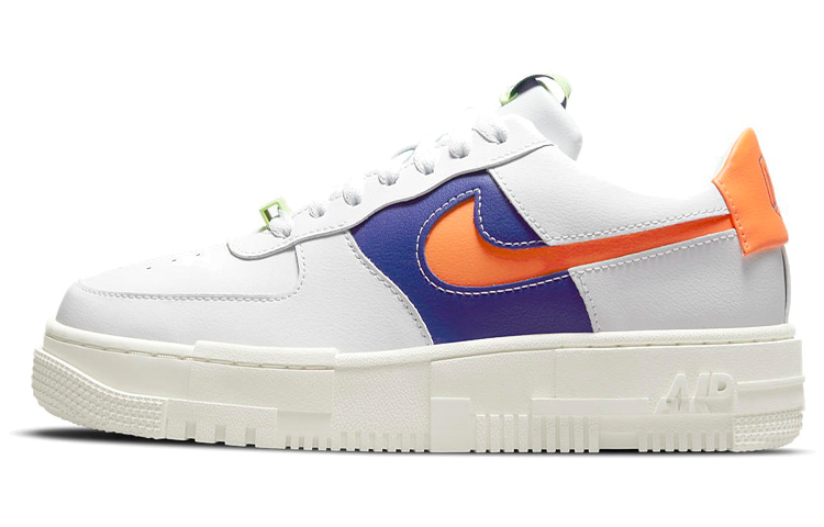 【代購】Nike Air Force 1 Low Pixel White Concord Crimson Women's