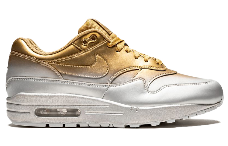 【代購】Nike Air Max 1 Lx Metallic Gold Metallic Platinum Women's