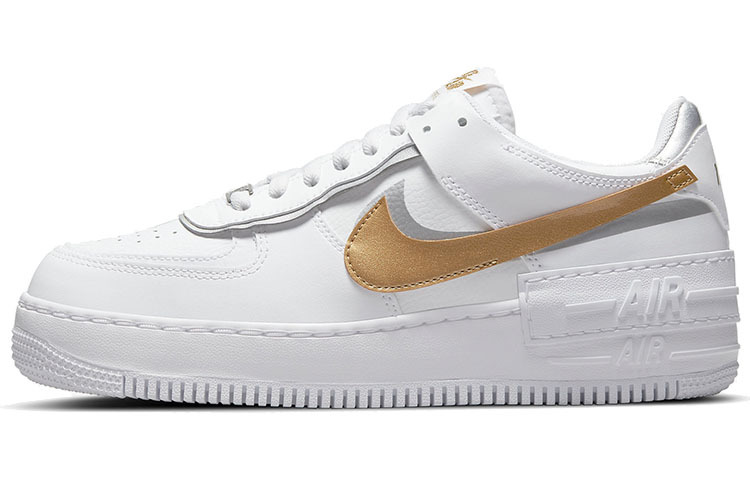 【代購】Nike Air Force 1 Low Shadow White Gold Women's