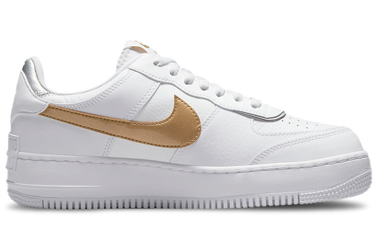 【代購】Nike Air Force 1 Low Shadow White Gold Women's