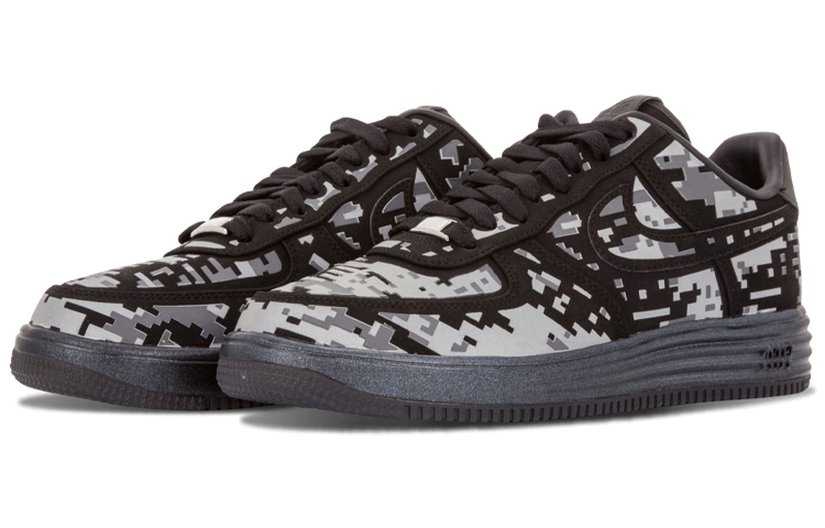 【代購】Nike Lunar Force 1 Low Digi Camo Black
