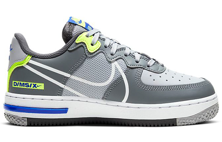 【代購】Nike Air Force 1 React 'Wolf Grey' GS