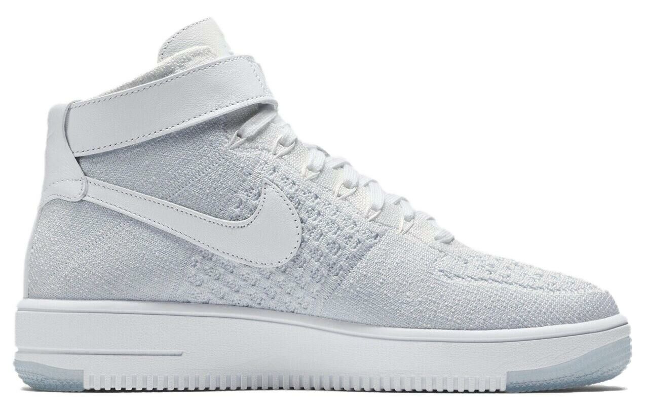 【代購】Nike Air Force 1 Flyknit Triple White Women's