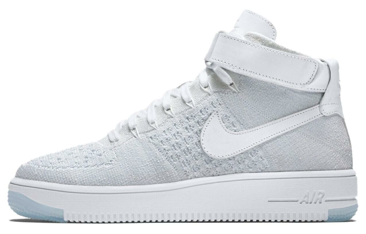 【代購】Nike Air Force 1 Flyknit Triple White Women's