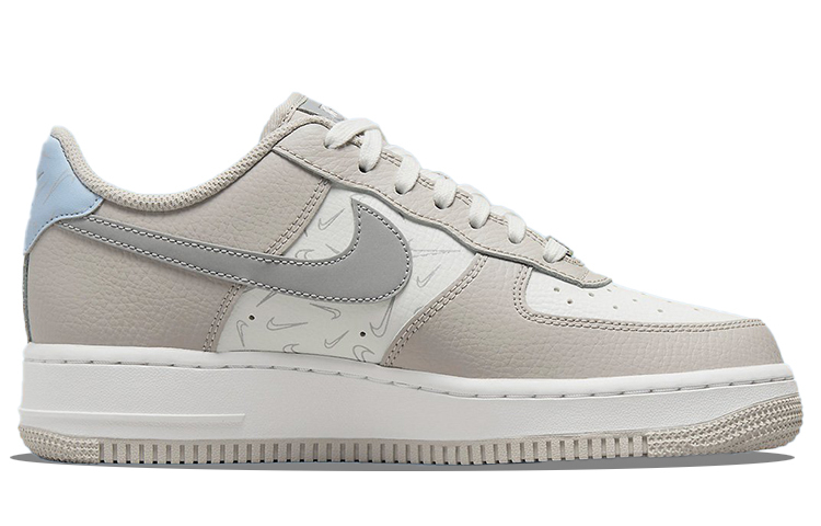 【代購】Nike Air Force 1 Low '07 Reflective Mini Swoosh Grey Women's
